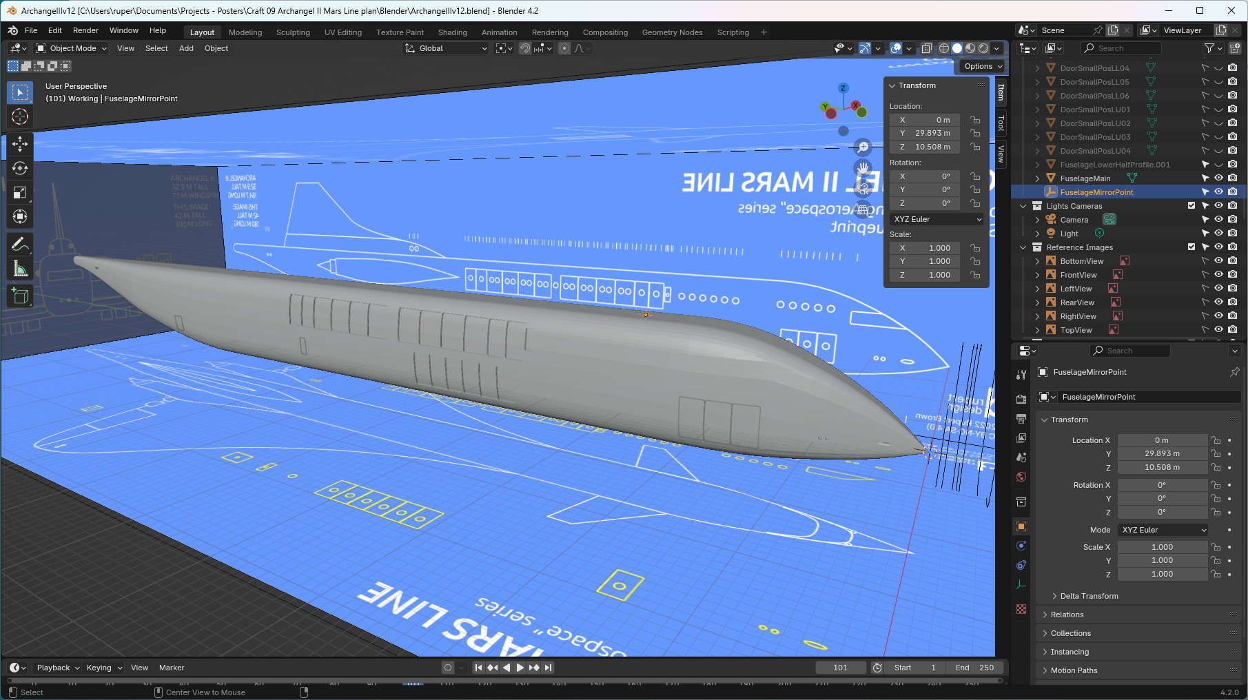 The fuselage begins to look complete.