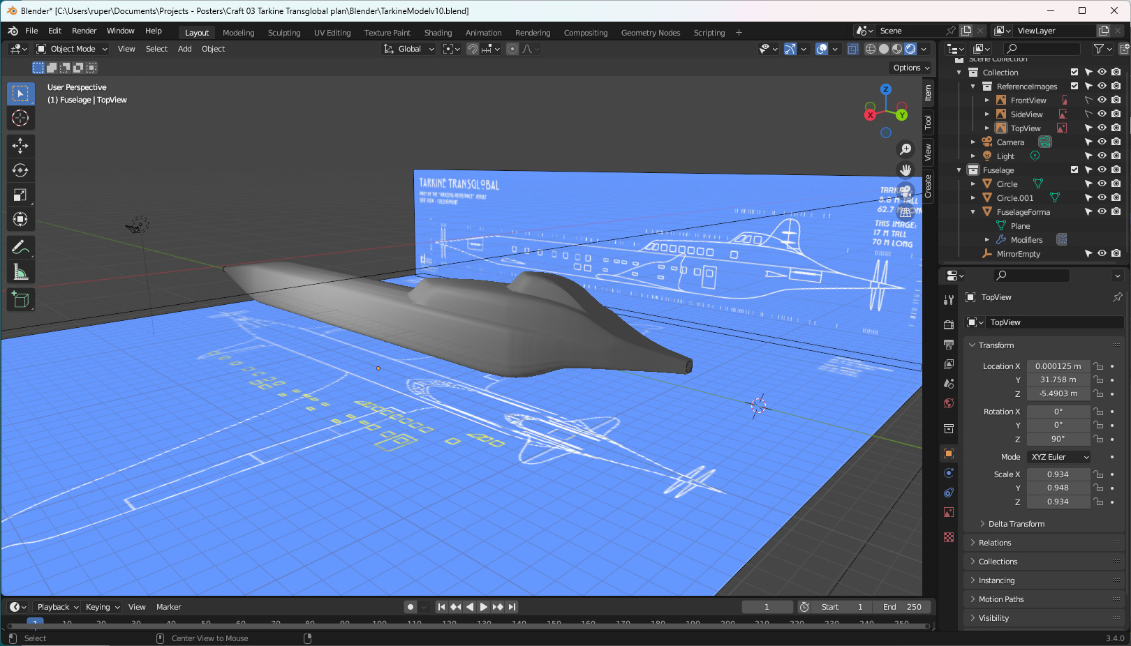 Tarkine: looking quite smooth for a first pass model.