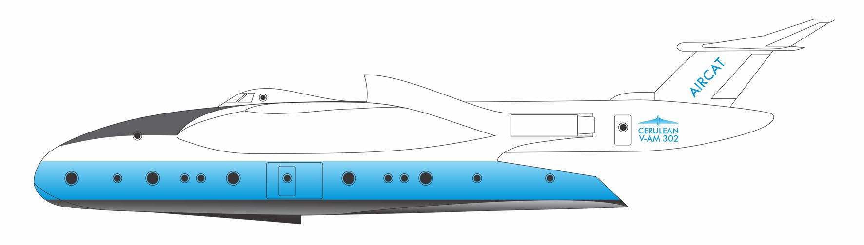 Aircat Oceanic side view