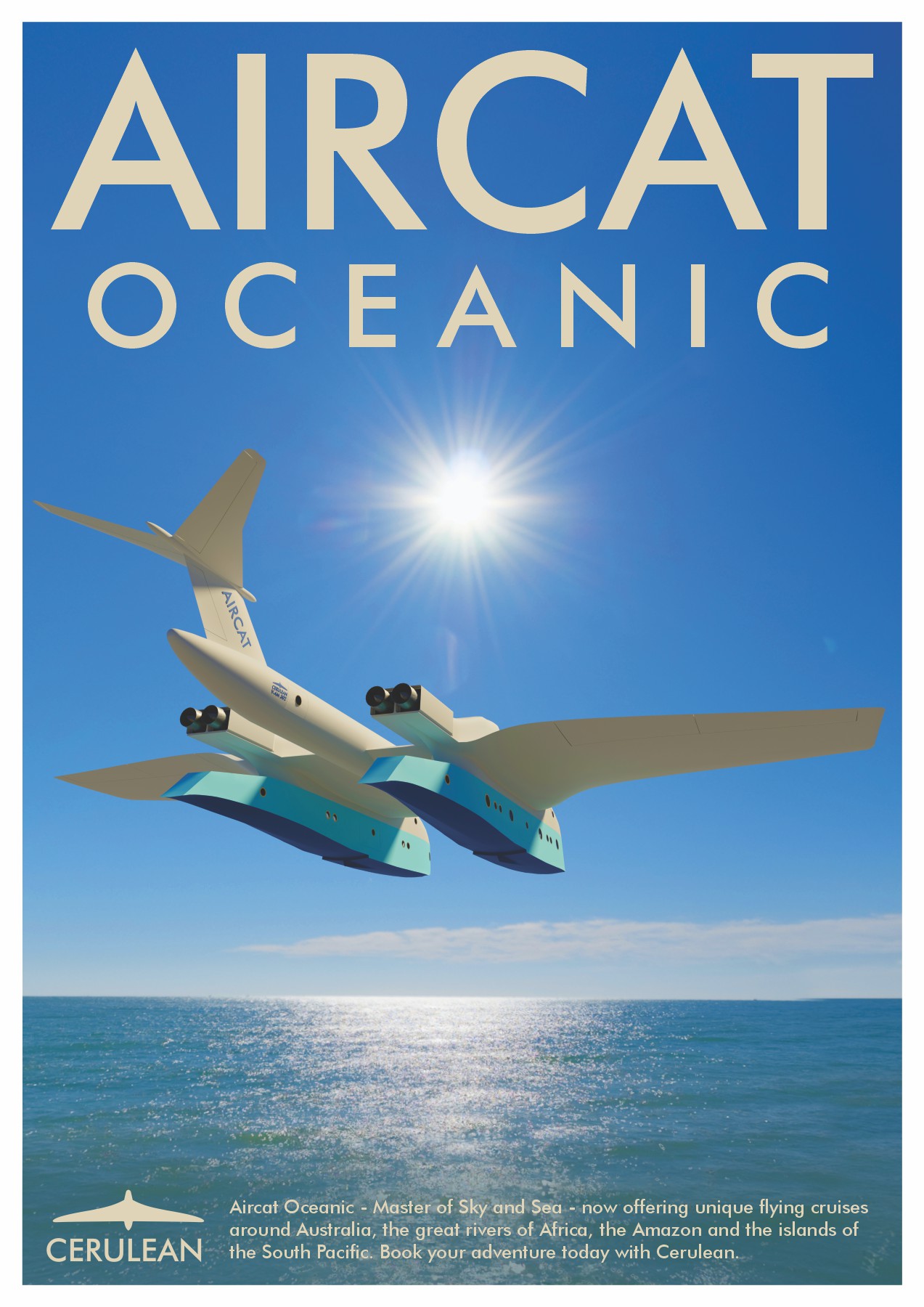 A first Aircat travel poster.