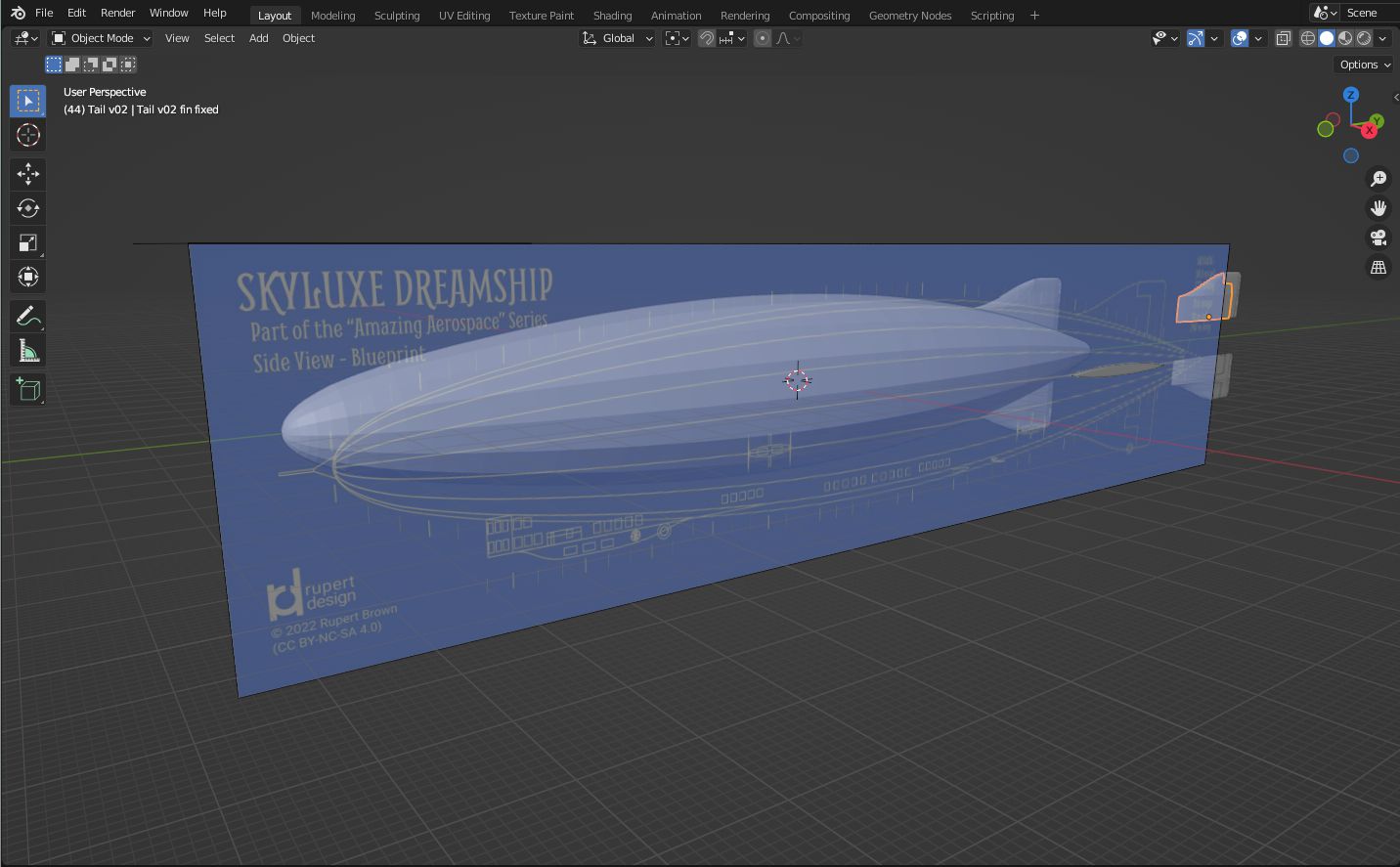 Skyluxe Dreamship Blender Image